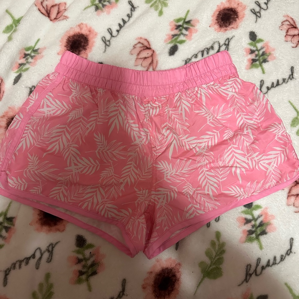 Pink swim/athletic shorts
